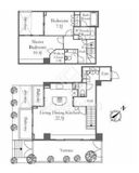 パークハウス市谷砂土原町レフィナール 1階 間取り図
