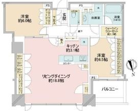 シティタワーズ豊洲ザ・シンボル 40階 間取り図