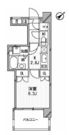 ライオンズシティ白金高輪 402 間取り図