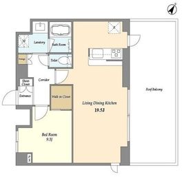 アソシエール大倉山 509 間取り図