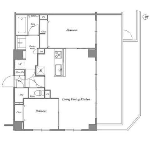 GRAN PASEO北綾瀬駅前(グランパセオ北綾瀬駅前) 9階 間取り図