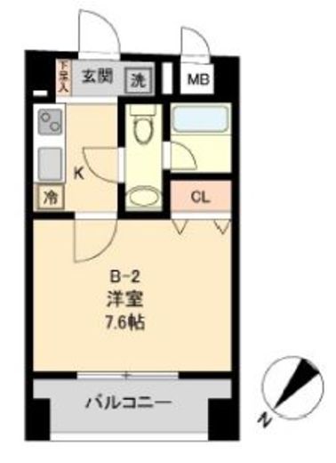 コモド水天宮レジデンス 902 間取り図