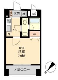 コモド水天宮レジデンス 902 間取り図