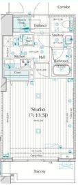 コンシェリア西新宿タワーズウエスト 16階 間取り図