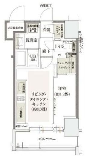 イニシア大森町N'sスクエア 2階 間取り図