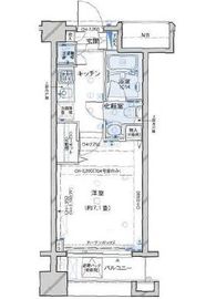 パレステュディオ神楽坂シティタワー 4階 間取り図