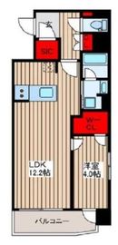 デュオステージ横濱桜木町 8階 間取り図