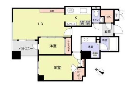 ブリリア綱島idステーションフロント 7階 間取り図