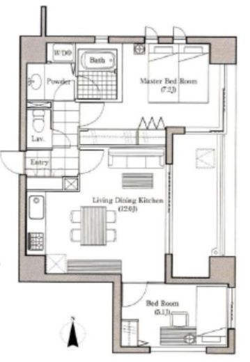 LANAI TOWN RENAISSANCE GRAND HIGHRISE (ラナイ タウン ルネッサンス グランドハイライズ) 606 間取り図