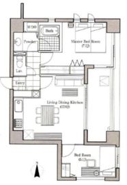 LANAI TOWN RENAISSANCE GRAND HIGHRISE (ラナイ タウン ルネッサンス グランドハイライズ) 606 間取り図