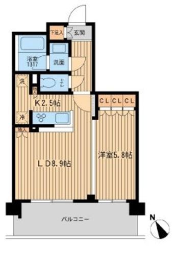 BLESS上池袋 (ブレス上池袋) 303 間取り図