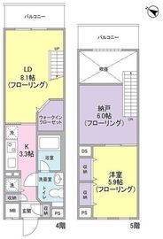 ヴェルデュール本郷弐番館 404 間取り図