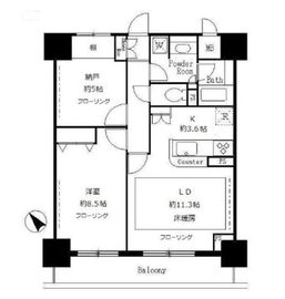 サンクレール荒川ブランガーデン 503 間取り図