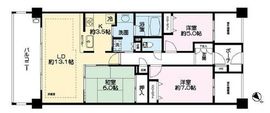 コートヒルズ横濱山手 1階 間取り図