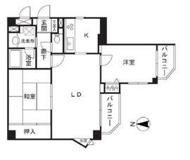 クリオ川崎弐番館 3階 間取り図