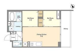 The Grand Terrace Wakabayashi 314 間取り図