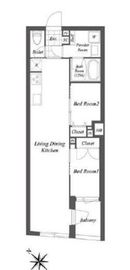 オープンブルーム渋谷本町 101 間取り図