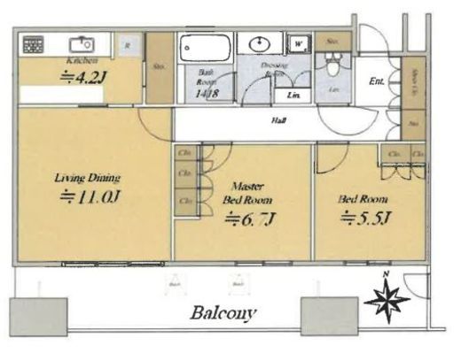 東京タイムズタワー 29階 間取り図