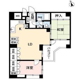 ベルテ音羽台 6階 間取り図