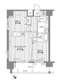 センテニアル王子神谷アネックス 1201 間取り図