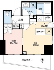 パークホームズ西荻窪グランビュー 10階 間取り図