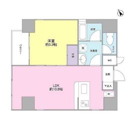 ミュールメゾン西新宿 901 間取り図
