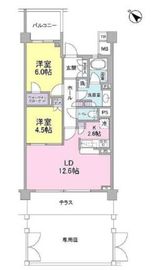ブローテ大倉山 102 間取り図