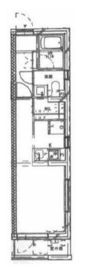 クーカイ・テラス武蔵小山 302 間取り図