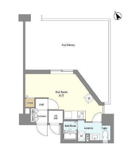 インプルーブ新川崎 504 間取り図