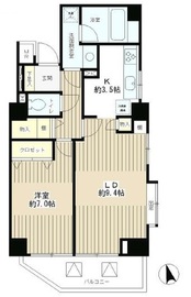 六本木プレイス 301 間取り図