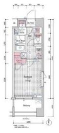 プレール・ドゥーク蔵前 301 間取り図