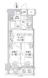 アイルプレミアム池袋ノルド 12階 間取り図