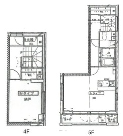 クーカイ・テラス武蔵小山 402 間取り図