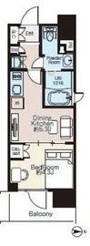 ライオンズフォーシア蔵前オアシス 309 間取り図