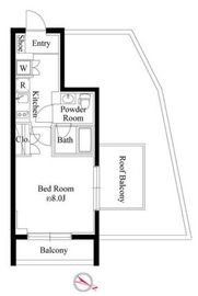 プレアス中野新井 503 間取り図
