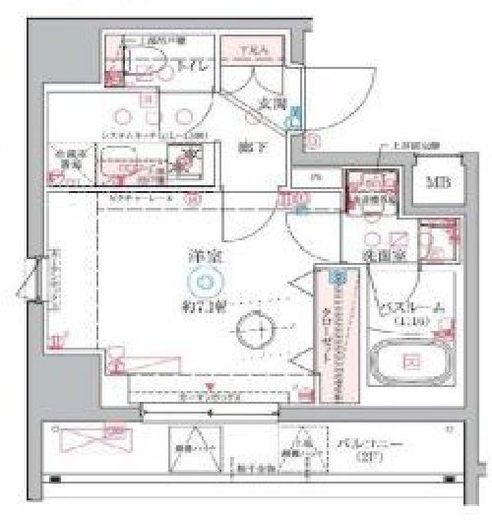 クレヴィスタ中野新橋Ⅱ 204 間取り図
