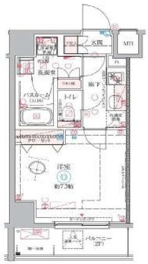クレヴィスタ中野新橋Ⅱ 302 間取り図