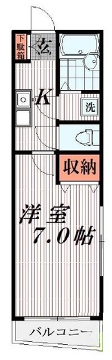 バロックシティ麻布十番 902 間取り図