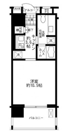 アトラス渋谷公園通り 4階 間取り図