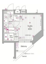 ガーラ・シティ渋谷南平台 2階 間取り図