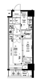 アクサス銀座アジールコート 1階 間取り図