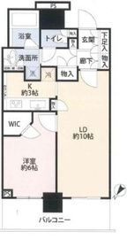 ザ・クレストタワー 15階 間取り図