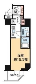 AZEST横濱大通り公園 8階 間取り図