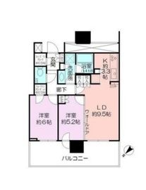 グレーシアタワー二俣川 7階 間取り図