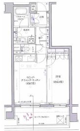 クリオ白楽壱番館 6階 間取り図