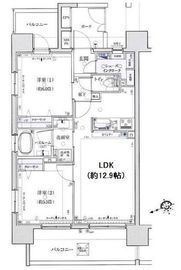 クリオ奥浅草 7階 間取り図