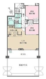 パークハウス吉祥寺北町グローヴⅠ 地下1階 間取り図