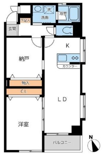CITY SPIRE川崎 (シティスパイア川崎) 403 間取り図