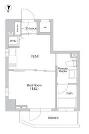 プライムアーバン三軒茶屋 605 間取り図