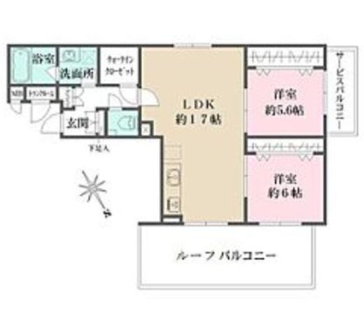 SILVERADO SHIBASAKI-CHO (シルバラード柴崎町) 401 間取り図